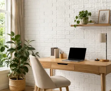 3D foam wall tiles for home interiors