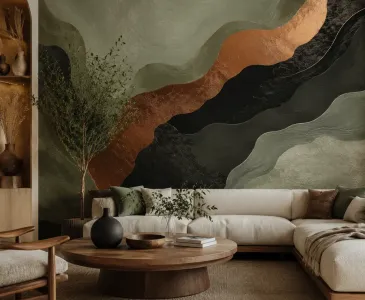 Abstract style wallpaper for premium interiors