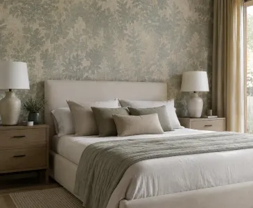 Bedroom wallpaper installation in Sector 65 Noida