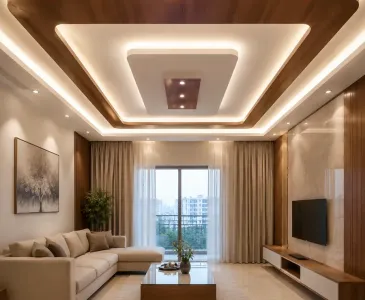 Modern false ceiling design in Noida