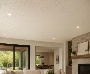 PVC panel ceiling installation in Noida