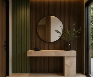 WPC louvers panel by Vastu Decor
