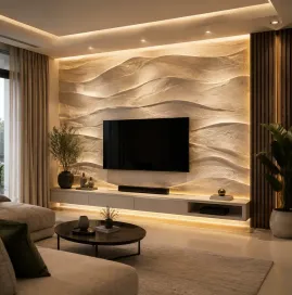 3D and 5D wallpaper for modern Noida interiors