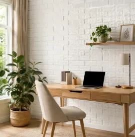 3D foam wall tiles for home interiors