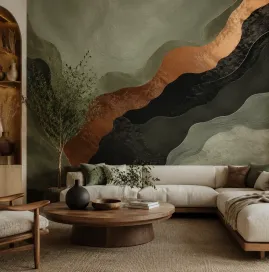 Abstract style wallpaper for premium interiors
