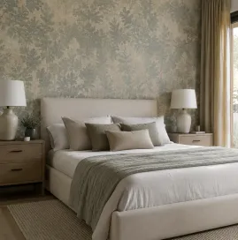 Bedroom wallpaper installation in Sector 65 Noida