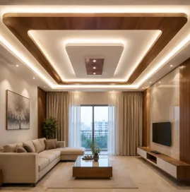 Modern false ceiling design in Noida