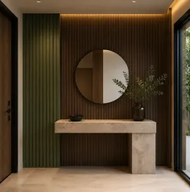 WPC louvers panel by Vastu Decor
